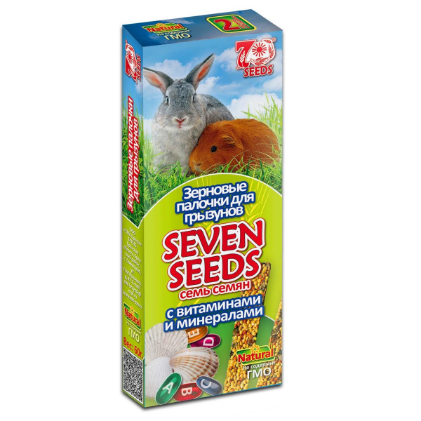 SEVEN SEEDS Палочки д/грызунов с витаминами и минералами 3шт (1*22) S402