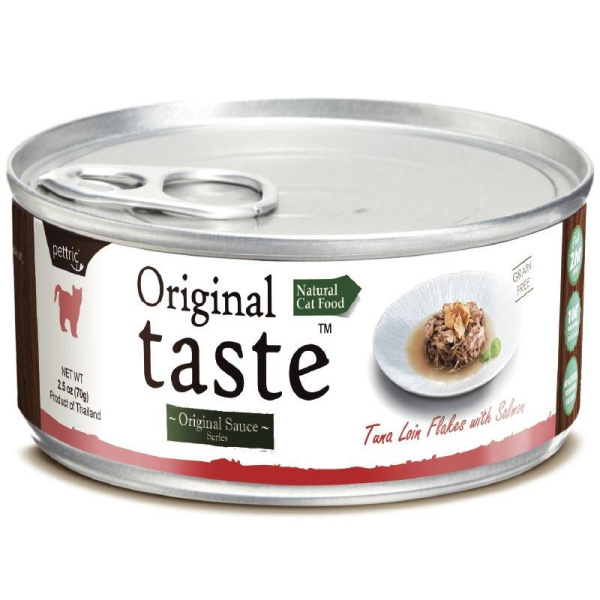 Pettric консервы Original Taste Тунец с лососем в соусе 70г