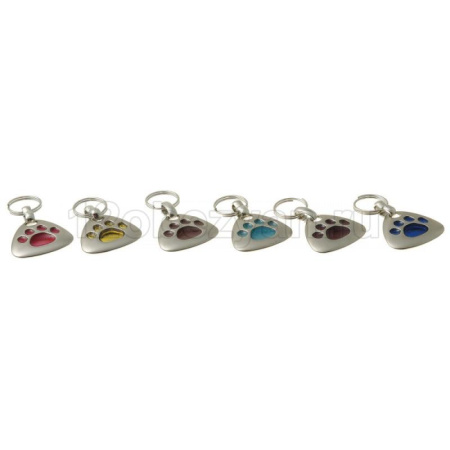 Адресник HELLO PET Лапка (6 цветов) ID-4004 (1*24)