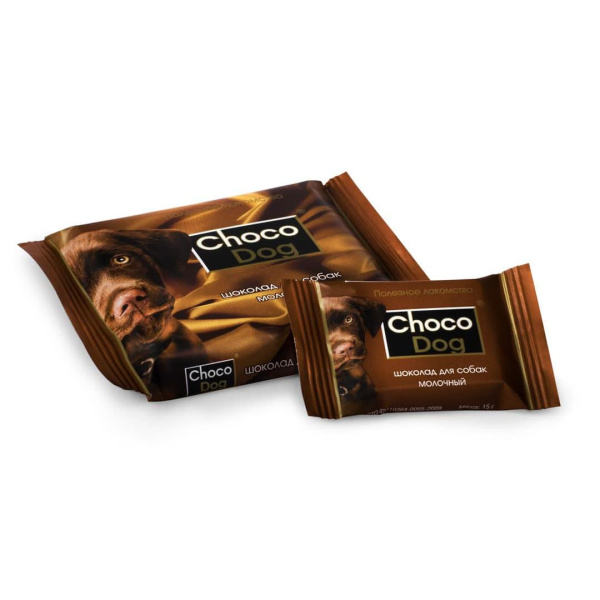 Шоколад д/собак молочный 15г Choco Dog NEW