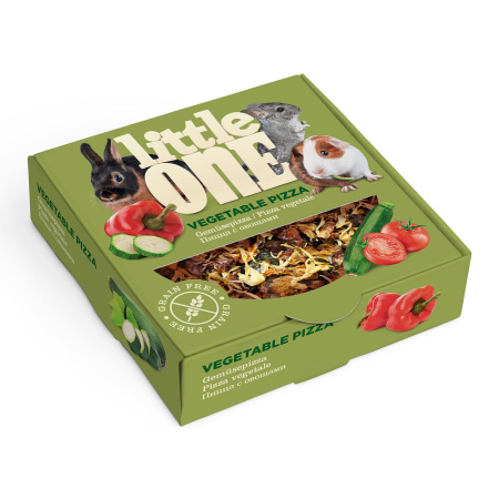 Little One Пицца с овощами, лакомство-игрушка д/грызунов 55г